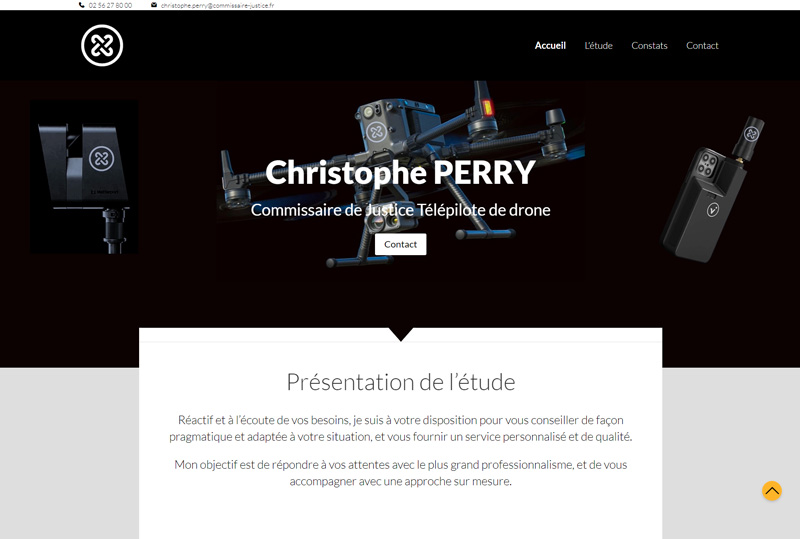 imprime écran site Perry